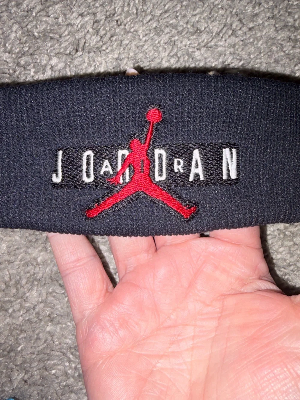 Jordan Air Jordan Jumpman Terry Headband 'Black' men’s o/s NWOT